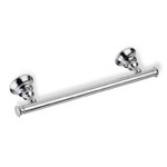 StilHaus SM06.2-08 Towel Bar, Chrome, 14 Inch, Made in Brass